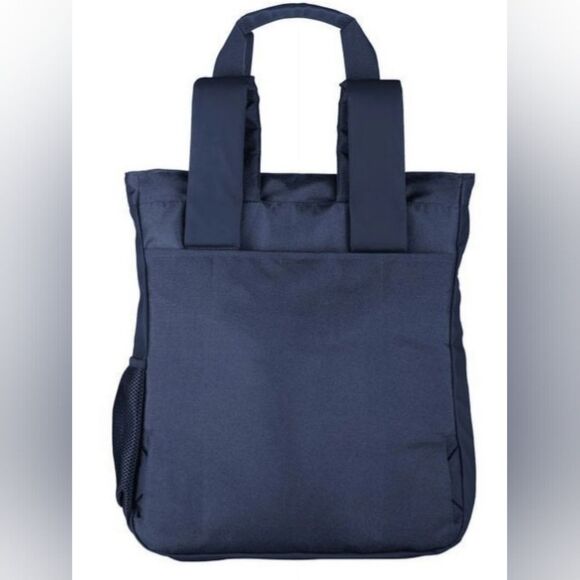 North End NE109 Convertible Insulated Backpack Tote With Handles NEW Navy - Picture 2 of 4